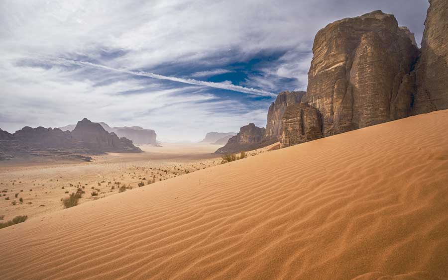 El desierto de Wadi Rum