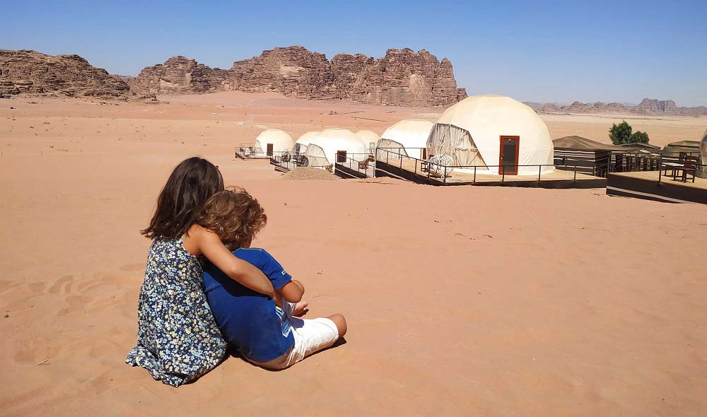 Viajar a Jordania con niños