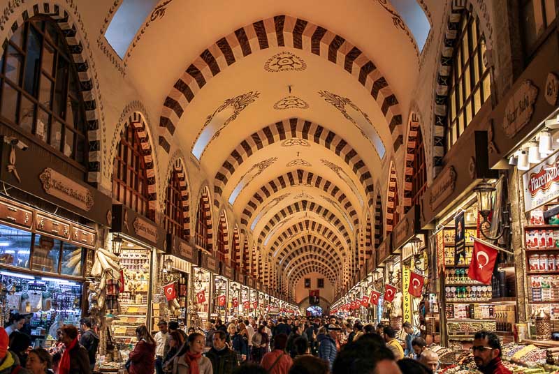 Bazar de las especias en Estambul. Un paraíso para los sentidos