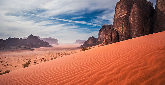 El desierto de Wadi Rum