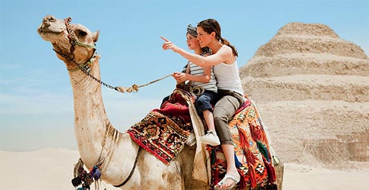 Viajar a Egipto con niños