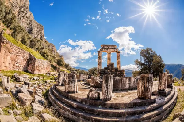 Ruinas de Delfos en Grecia