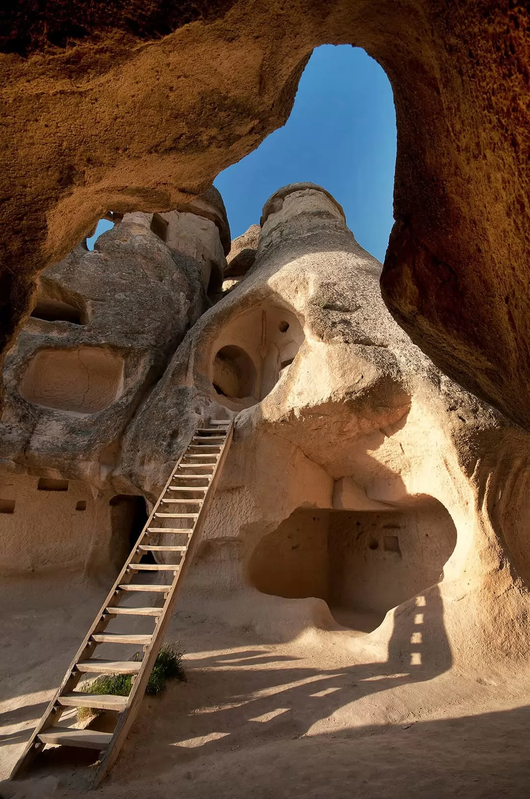 Castillo de Uçhisar en Capadocia