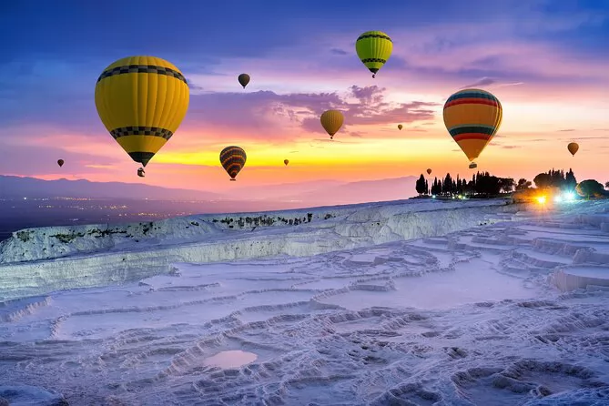 Viaje en globo en Pamukkale